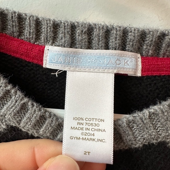 Janie and Jack Boys Argyle Sweater (Size 2T) - Picture 3 of 3